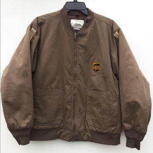 UPS Brown Work Delivery Jacket size L